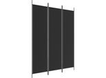 Syfax™ Divisorio A 3 Pannelli Nero 150X200 Cm In Tessuto