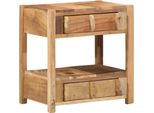 Syfax™ Tavolino Marrone 43 X 32 X 46 Cm Legno Recuperato Massello