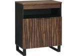 Syfax™ Credenza Marrone 60 X 33 X 75 Cm Legno Massello Di Mango