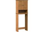 Syfax™ Mobile Bagno Vigo Marrone E Marrone Miele 60 X 27 X 161 Cm