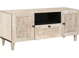 Syfax™ Unità Tv Con Cassetto Bianco 105 X 33 X 46 Cm Legno Multistrato