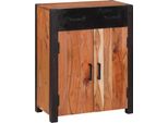 Syfax™ Credenza Marrone 55 X 30 X 75 Cm Legno Di Acacia Massello