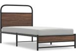 Syfax™ Giroletto Senza Materasso Rovere Marrone 100X200 Cm Truciolato