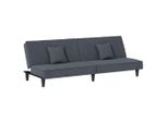 Syfax™ Divano Letto Grigio Scuro In Velluto