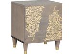Syfax™ Comodino Con Porta Grigio 40 X 33 X 46 Cm