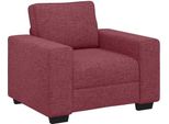 Syfax™ Poltrona Rosso Vino 100X77X82 Cm In Tessuto
