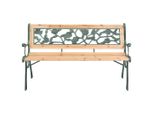 Syfax™ Panchina Da Giardino 122 Cm In Legno