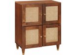 Syfax™ Credenza Marrone 60 X 33,5 X 75 Cm Legno Di Mango Massello