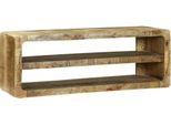 Syfax™ Mobile Tv Marrone 100 X 32 X 36 Cm Legno Massello Di Mango