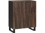 Syfax™ Credenza Noce 60 X 33,5 X 75 Cm Legno Di Mango Massello