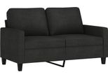 Syfax™ Divano A 2 Posti Nero 120 Cm In Tessuto