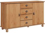 Syfax™ Credenza Askim 133,5 X 40 X 79 Cm Legno Di Pino Massello