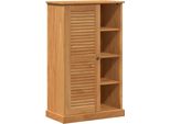 Syfax™ Mobile Da Bagno Vigo Marrone E Marrone Miele 68 X 34 X 110 Cm