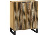 Syfax™ Credenza Naturale 60 X 33,5 X 75 Cm Legno Di Mango Massello