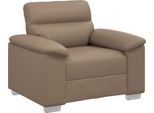 Syfax™ Poltrona Cappuccino 100X81X84 Cm In Pelle Finta