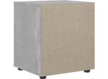 Syfax™ Comodino Visnes Grigio Cemento 45X40X50 Cm In Legno Multistrato