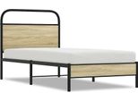 Syfax™ Giroletto Senza Materasso Rovere Sonoma 75X190 Cm In Truciolato