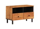 Syfax™ Mobile Porta Tv 70X33X46 Cm In Legno Massello Di Acacia