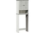 Syfax™ Mobile Bagno Vigo Bianco E Bianco Antico 60 X 27 X 161 Cm