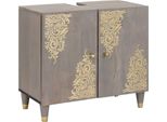 Syfax™ Armadio Sottolavello Con Archiviazione Grigio 62 X 33 X 58 Cm