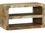Syfax™ Mobile Tv Marrone 60 X 32 X 36 Cm Legno Massello Di Mango