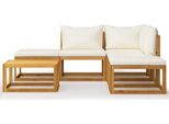 Syfax™ Set Divani Giardino 6 Pz Con Cuscini Legno Massello Di Acacia