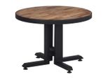 Syfax™ Tavolino Da Salotto Rotondo Ø55X40Cm Massello Teak Di Recupero