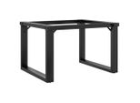 Syfax™ Telaio Gambe A O Per Tavolino Da Salotto 60X50X38 Cm In Acciaio