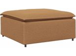 Syfax™ Modulo Poggiapiedi Divano Modulare Beige 100X100X48 Cm