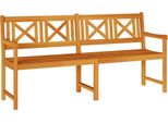 Syfax™ Panchina Da Giardino Marrone 180 X 56 X 90 Cm