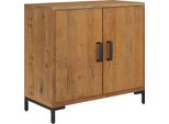 Syfax™ Credenza Marrone 75X35X70 Cm In Legno Massello Di Pino