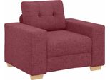 Syfax™ Poltrona Rosso Vino 100X78X80 Cm In Tessuto