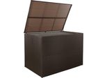Syfax™ Baule Da Giardino Marrone 150X100X100 Cm In Polyrattan