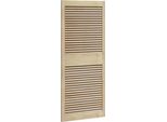 Vidaxl Anta Dell'armadio Naturale 140,5 X 2,1 X 59,5 Cm In Legno Di Pino Massiccio