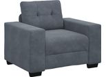 Syfax™ Divano Sedia Grigio Scuro 100X78X80 Cm Velluto