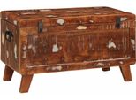 Syfax™ Scatola Di Stoccaggio 70 X 35 X 40 Cm Legno Massello Di Riciclo
