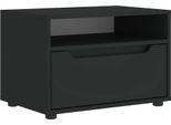 Syfax™ Mobile Tv Visnes Nero 60X40X38 Cm In Legno Multistrato