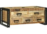 Syfax™ Tavolino Da Salotto Marrone Legno Di Mango Massello