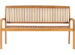 Syfax™ Panchina Giardino Impilabile 3 Posti 159 Cm Legno Massello Teak