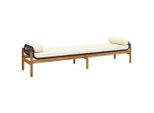 Syfax™ Panca Da Giardino Con Cuscino In Polyrattan E Acacia