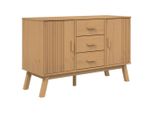 Syfax™ Credenza Olden Marrone 114X43X73,5 Cm In Legno Massello Di Pino