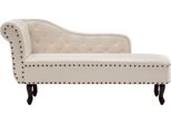 Syfax™ Sedia A Sdraio Bianco Crema In Pelle Finta