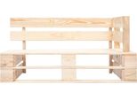 Syfax™ Panca Angolare Da Giardino Su Pallet In Legno