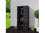 Syfax™ Armadietto Da Giardino A 3 Ripiani Nero