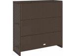 Syfax™ Armadio Con Lo Scaffale Marrone 100 X 36 X 102 Cm Rattan