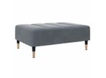 Syfax™ Poggiapiedi Grigio Scuro 77X55X31 Cm In Velluto