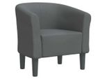 Syfax™ Poltrona Cabriolet Grigio Scuro In Tessuto
