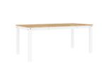 Syfax™ Tavolo Da Pranzo Panama Bianco 180X90X75 Cm Legno Massello Pino