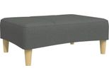 Syfax™ Poggiapiedi Grigio Scuro 77X55X31 Cm In Tessuto