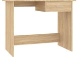 Syfax™ Scrivania Rovere Sonoma 100X50X76 Cm In Legno Multistrato